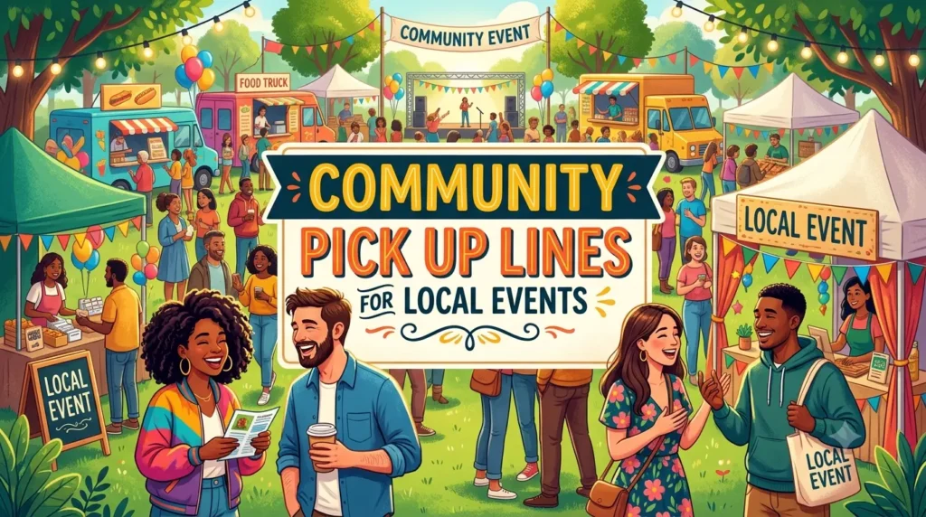 Community Pick Up Lines for Local Events