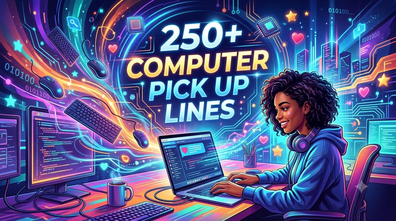 250+ Computer Pick Up Lines