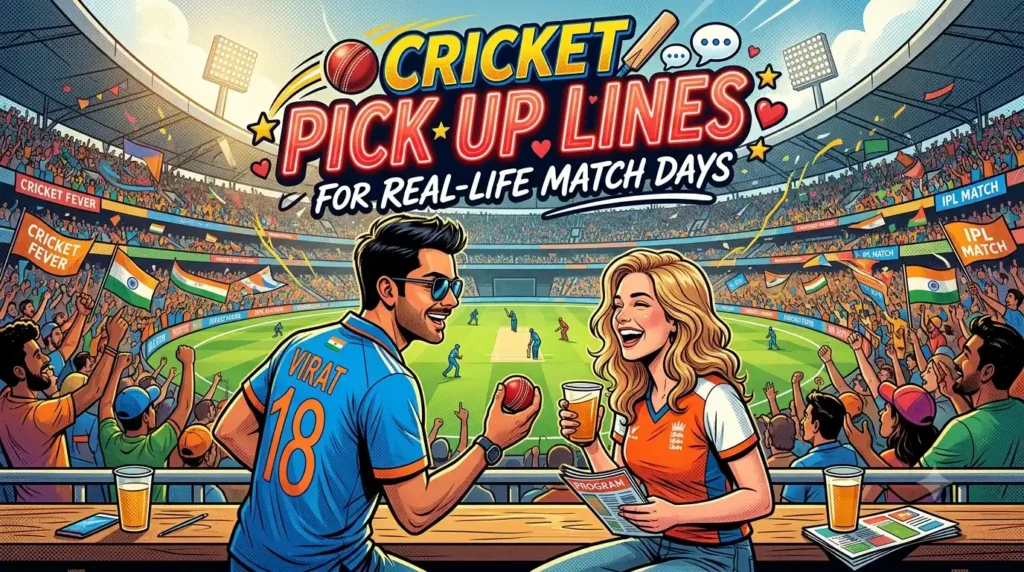 Cricket Pick Up Lines for Real-Life Match Days