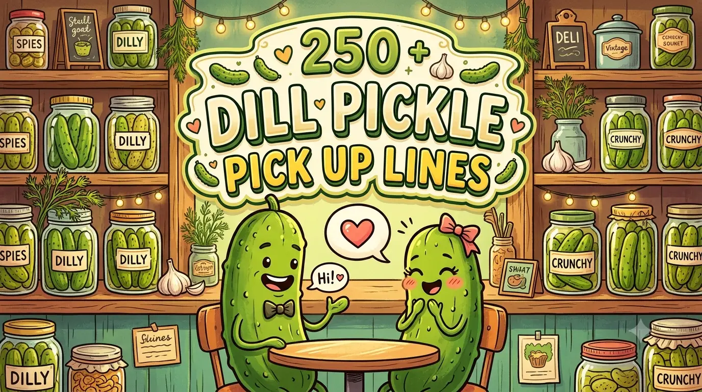 Dill Pickle Pick Up Lines
