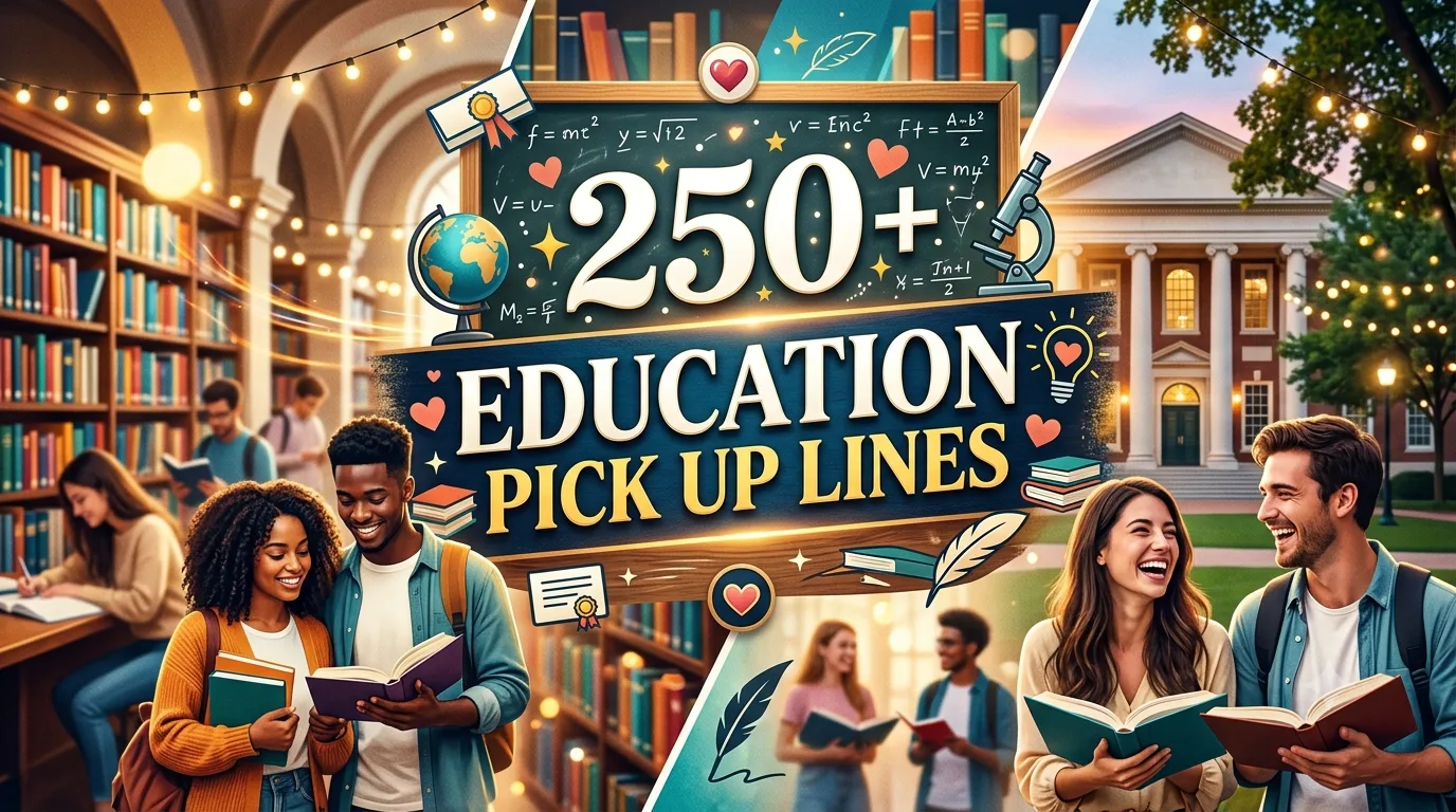 250+ Education Pick Up Lines