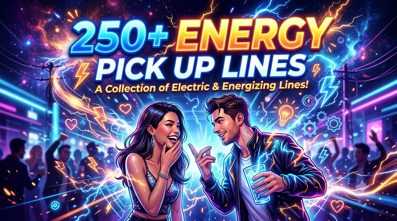 250+ Energy Pick Up Lines