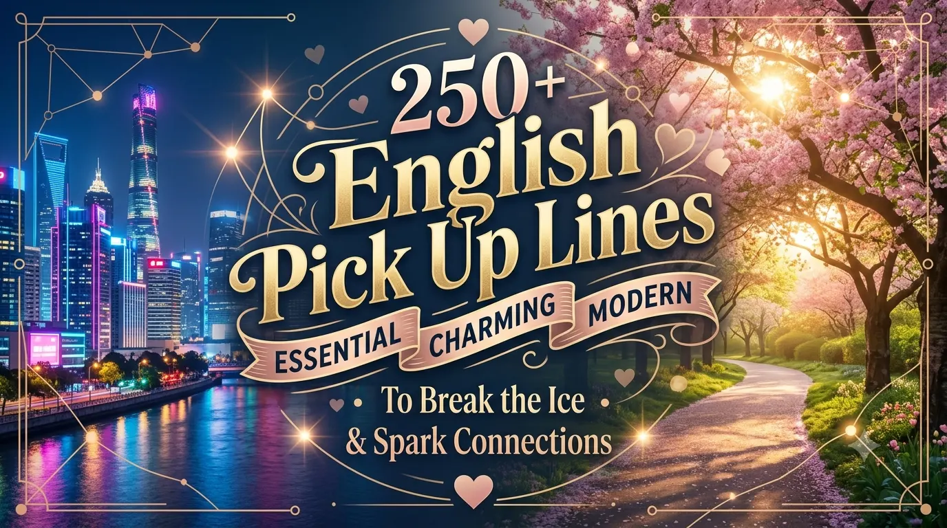 250+ English Pick Up Lines