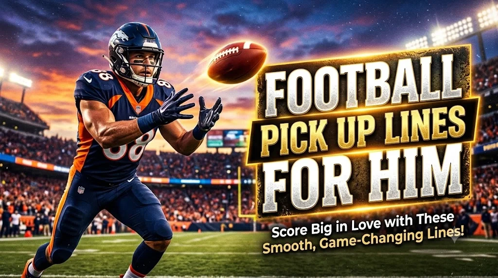 Football Pick Up Lines for Him