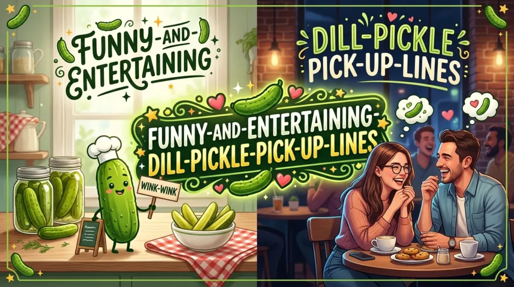 Funny and Entertaining Dill Pickle Pick Up Lines