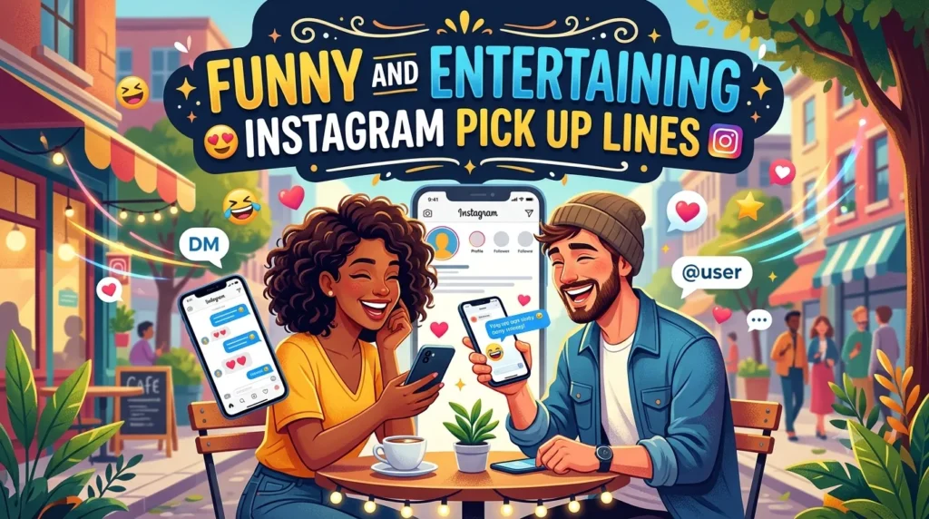 Funny and Entertaining Instagram Pick Up Lines