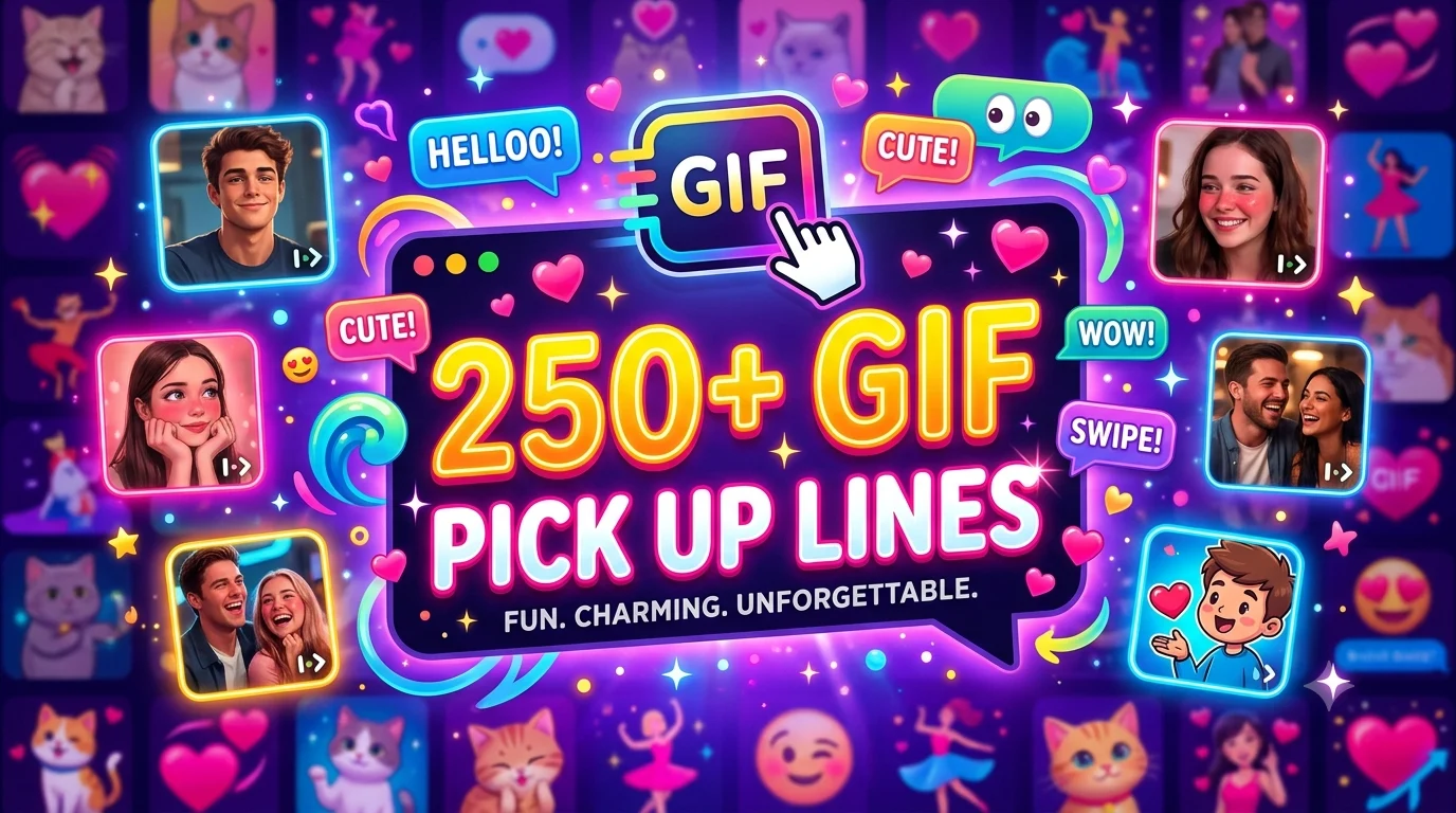 250+ GIF Pick Up Lines