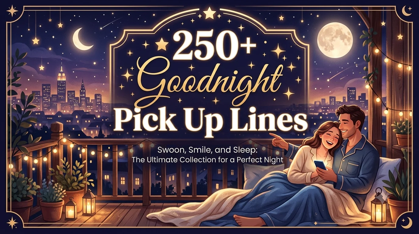250+ Goodnight Pick Up Lines