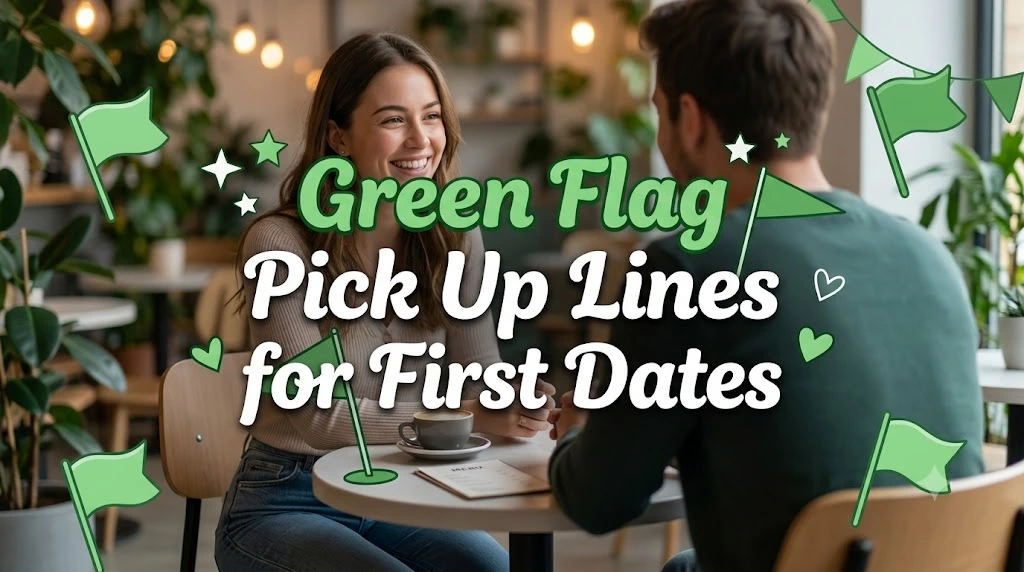 Green Flag Pick Up Lines for First Dates
