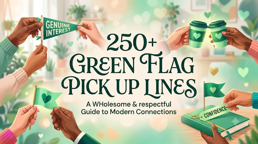 Green Flag Pick Up Lines