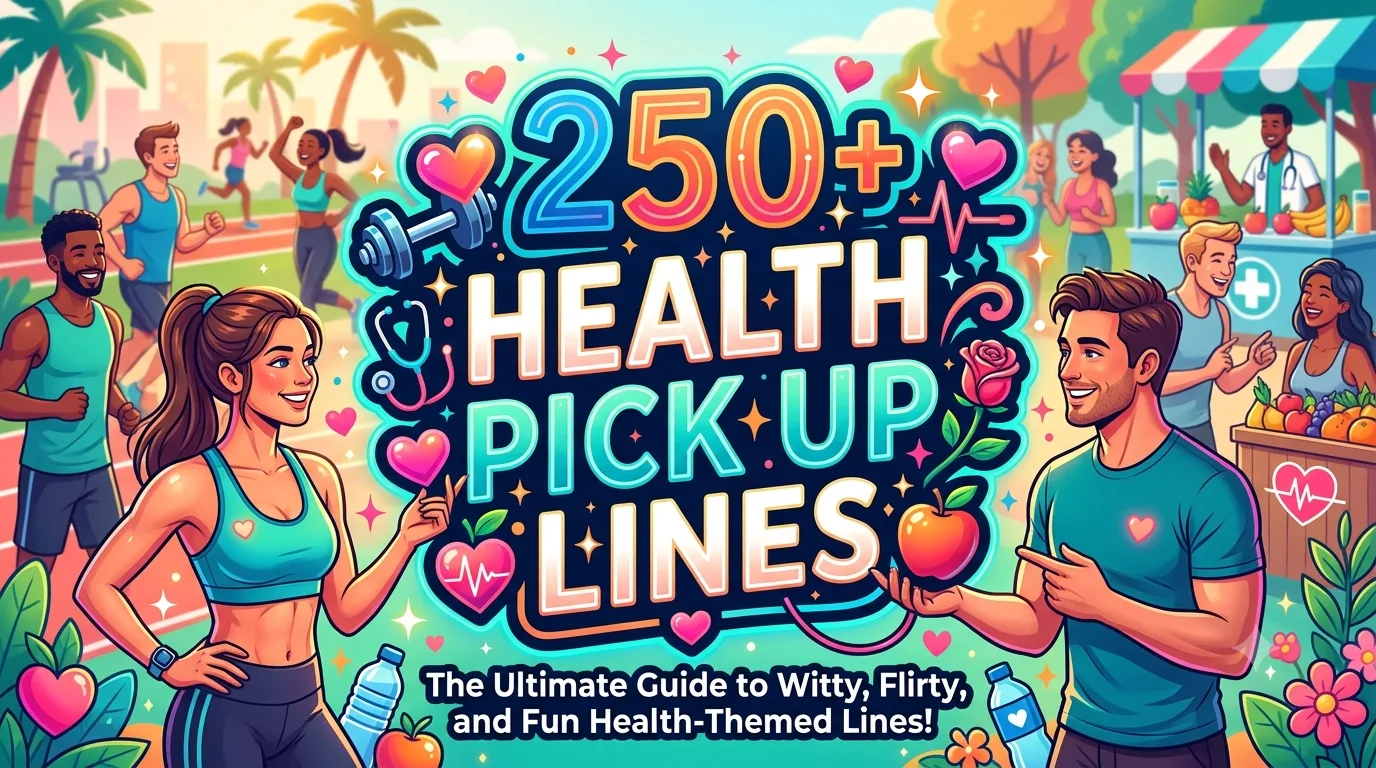 250+ Health Pick Up Lines