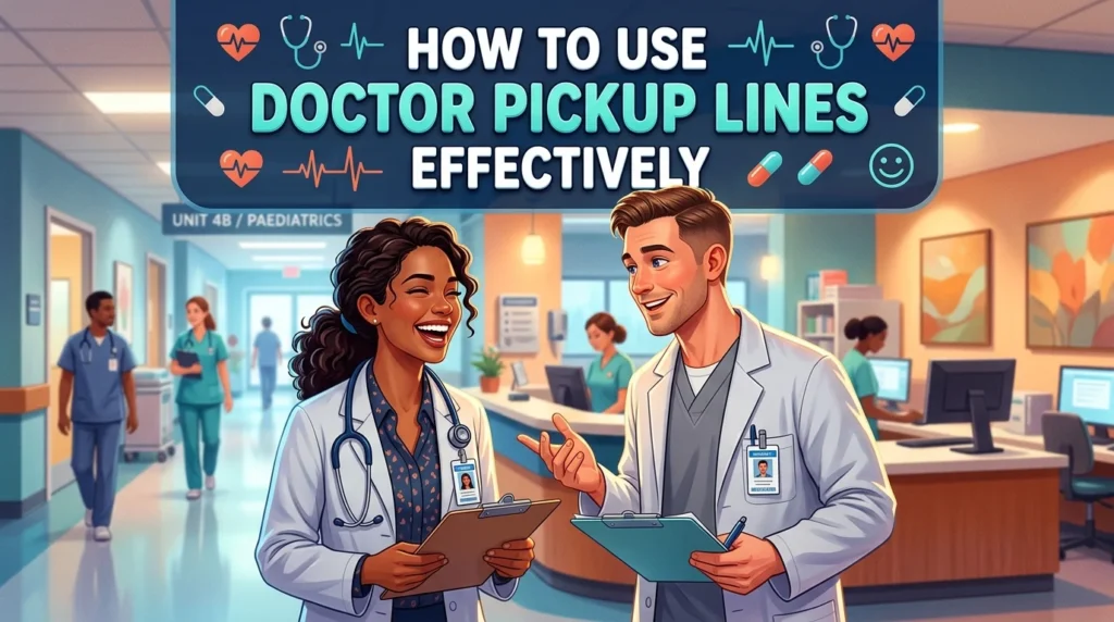 How to Use Doctor Pick Up Lines Effectively