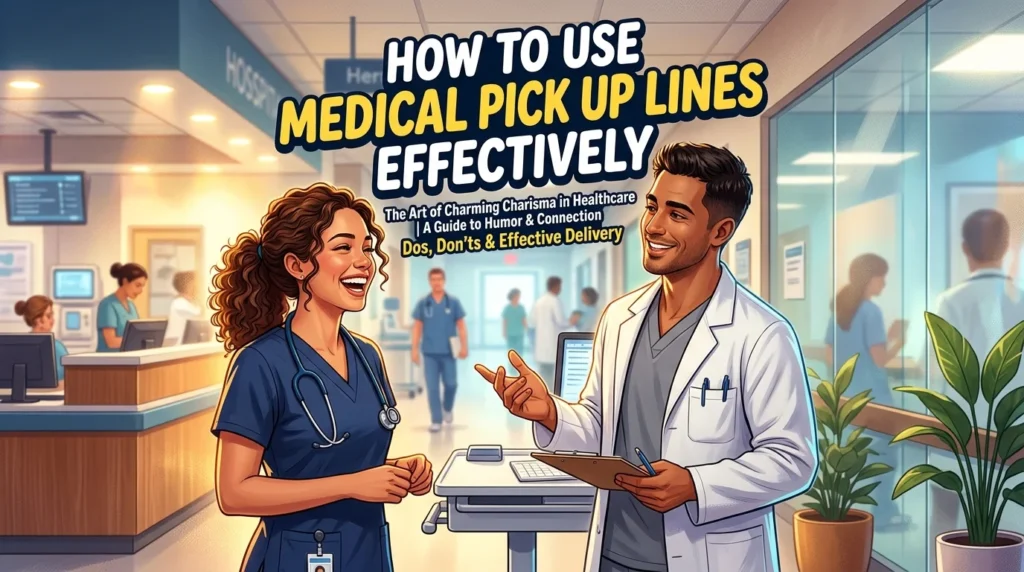 How to Use Medical Pick Up Lines Effectively