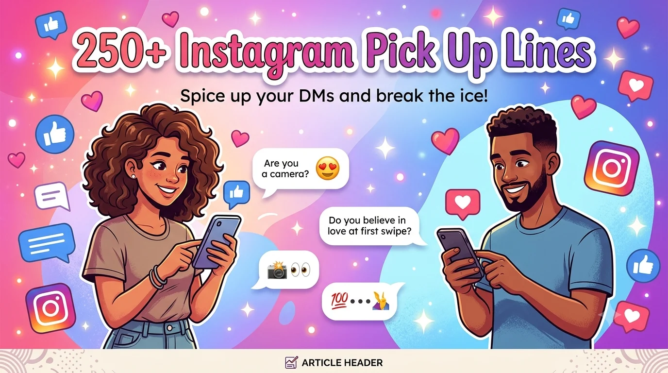 Instagram Pick Up Lines