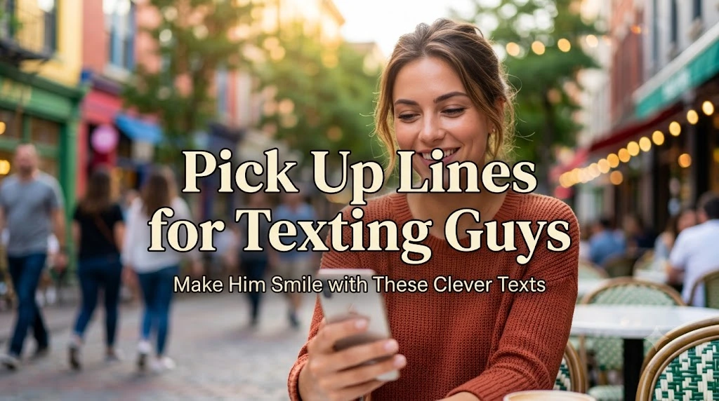 Pick Up Lines for Texting Guys