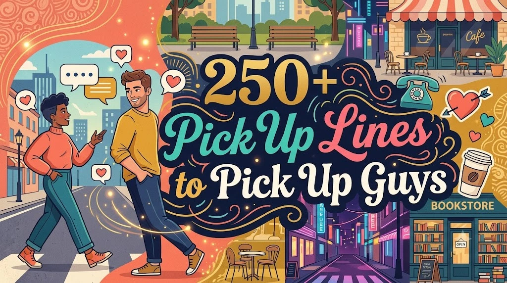 Pick Up Lines to Pick Up Guys