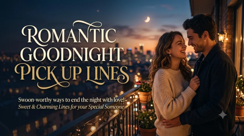 Romantic Goodnight Pick Up Lines