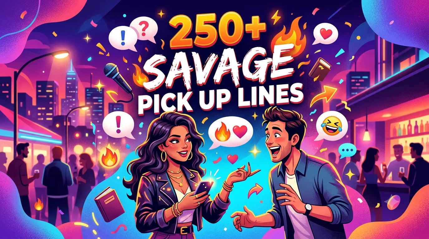 Savage Pick Up Lines