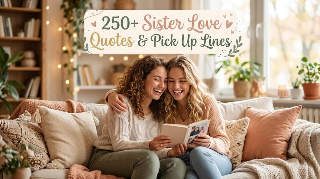 Sister Love Quotes Pick Up Lines