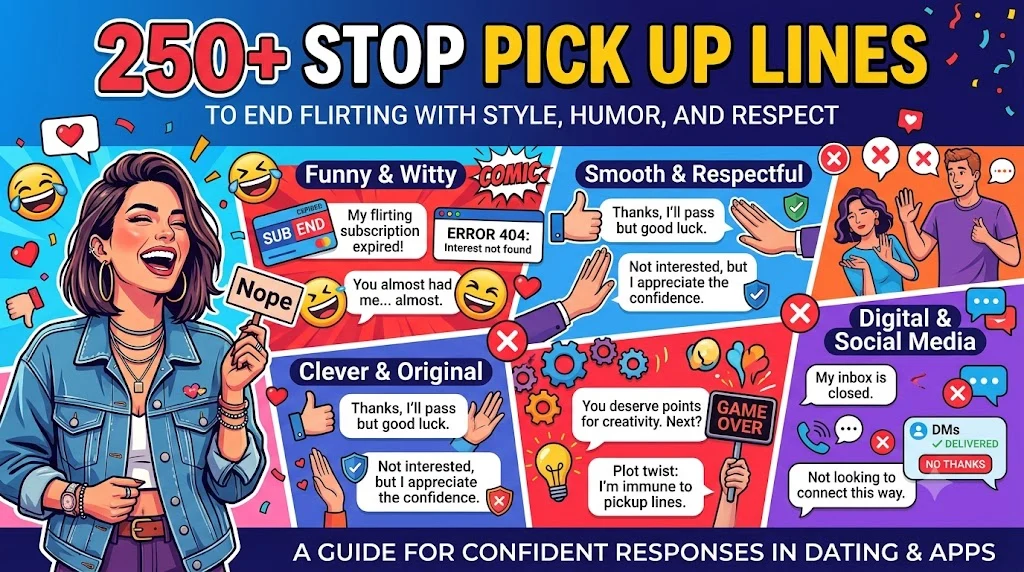 Stop Pick Up Lines
